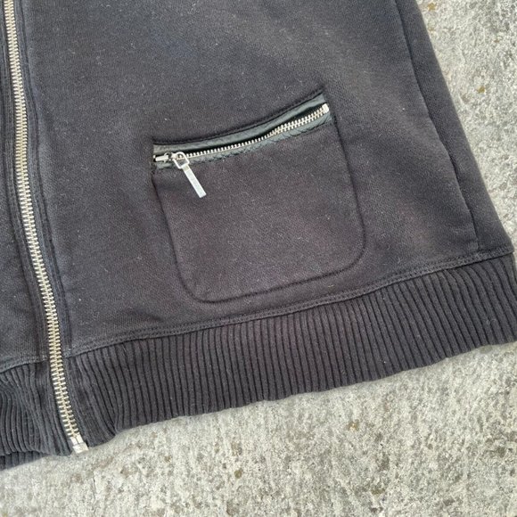 Ralph Lauren Petite Women Vest Black Cotton Hooded Zip Up Vest Size PS - Picture 5 of 11